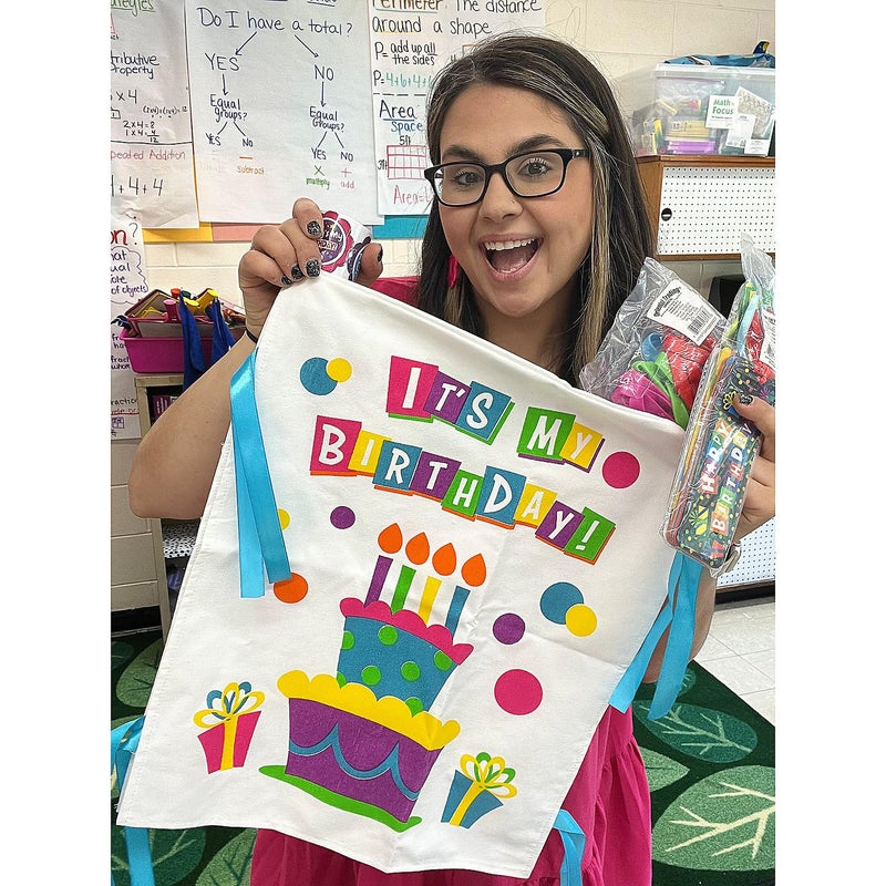 Fun Express It's My Birthday! Chair Cover - Great for Children's Birthday Parties - 1 Piece - Image 2